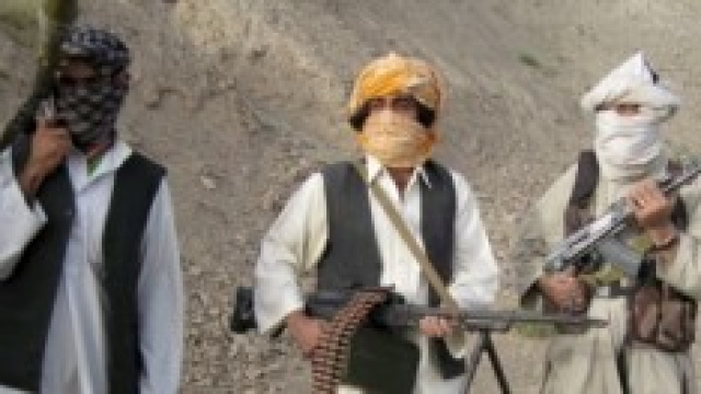 Un gruppo di talebani afghani. 