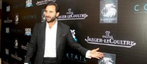 Bollywood actor presenting his latest movie