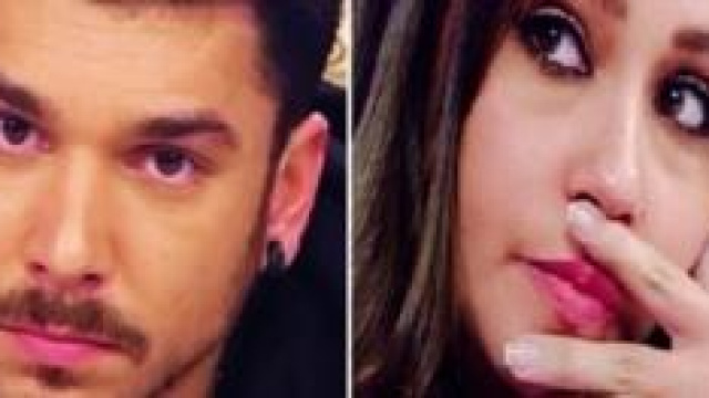 Sharon in lacrime, Andrea sorprende Valentina