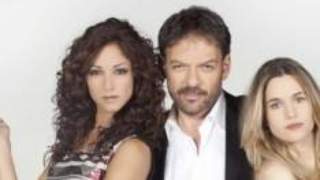 Sebastian e le figlie Viola e Alba.