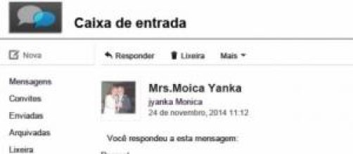 Mensagem enviada atrav&eacute;s do linkedin