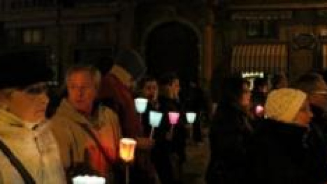 Fiaccolata a Casale Monferrato 