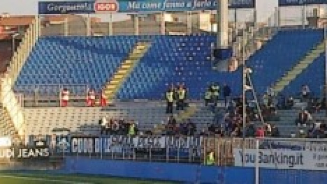 Curva tifosi ospiti sotto controllo in Lega Pro