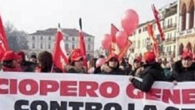 sciopero generale e sciperi di novembre