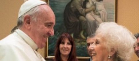 Recibe el Papa a Estela de Carlotto y a su nieto Ignacio Guido