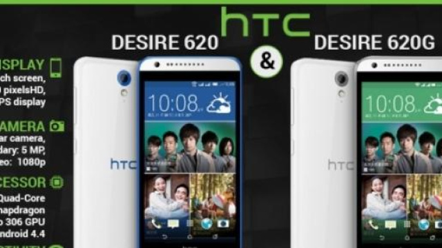 HTC Desire 620 e 620G pensati per i giovani