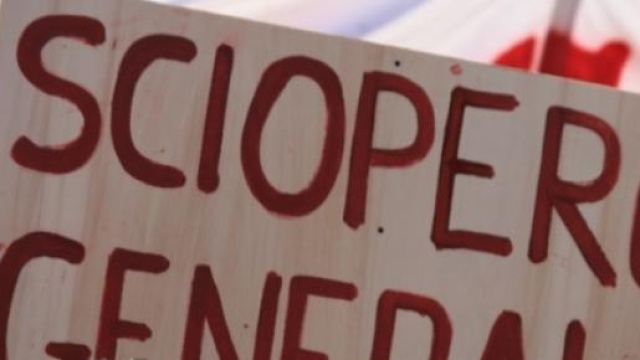 sciopero generale venerd&igrave; 12 dicembre