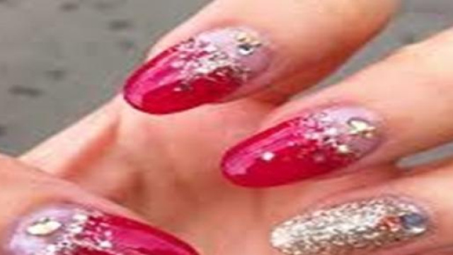Nail art natale e Capodanno.