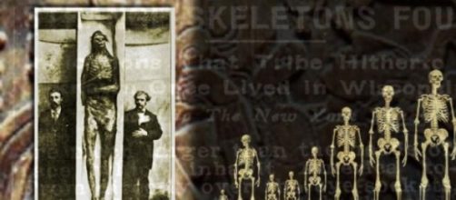 fotografia de momia de gigante.