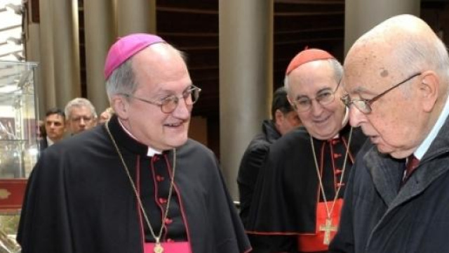 Il Presidente Napolitano incontra i Vescovi