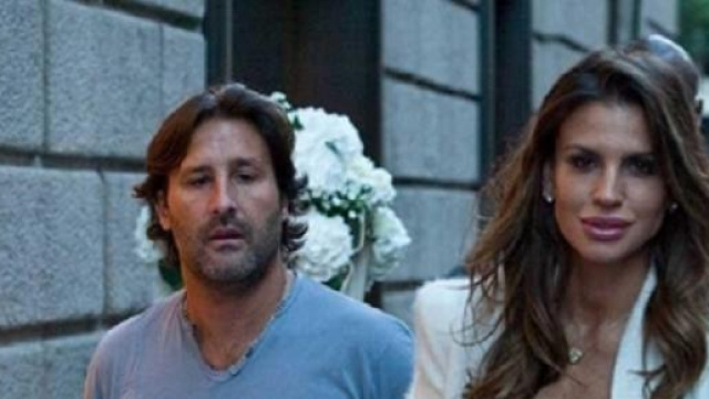La coppia Galanti-Minrand in giro con i figli