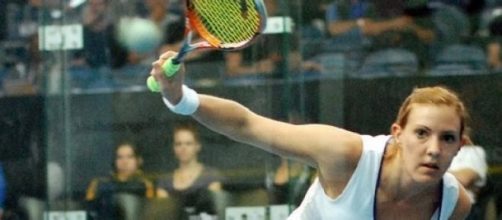 Squash player Laura Massaro