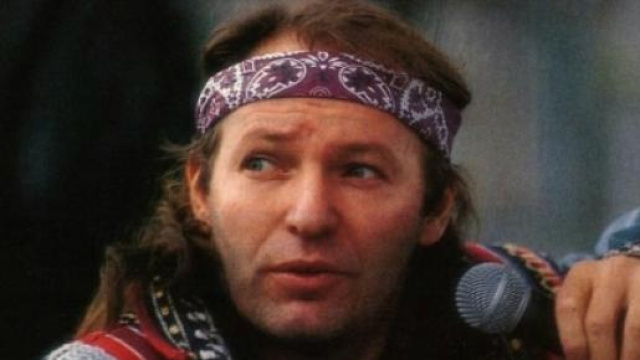 Vasco in una foto di un concerto del 1989.