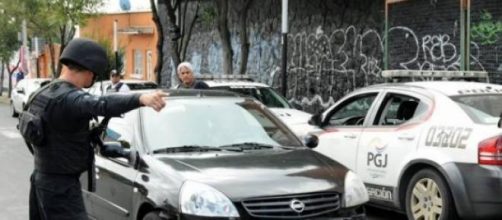 Inmediaciones de la casa de la pareja.