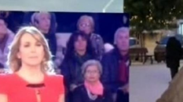 La scena della farsa di Pomeriggio 5