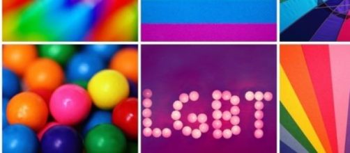 LGBT colourful representative flag