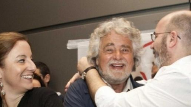 Il leader del Movimento Beppe Grillo