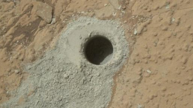 Metano nelle rocce marziane.