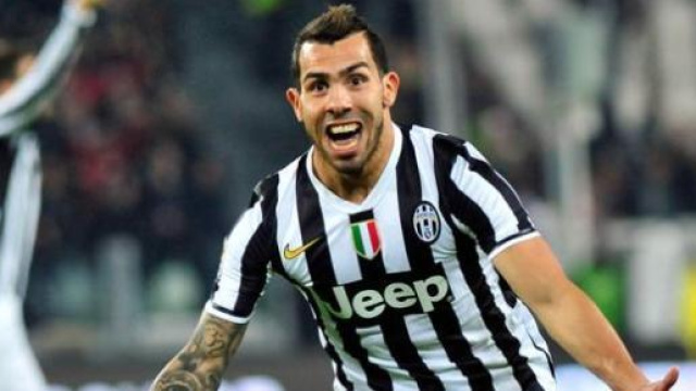 Tevez, autore di un gol a Cagliari