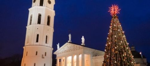 Cathedral square Christmas decoration