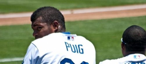 Yasiel Puig en los Dodgers