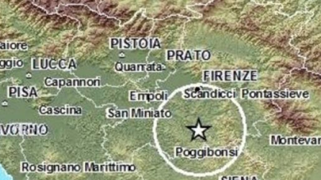 La zona colpita dallo sciame sismico