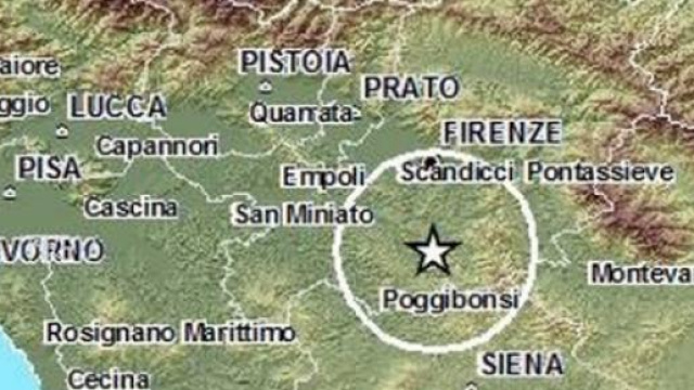 Terremoto in Toscana: tremano Firenze e Siena