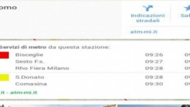 Un esempio di Google Transit