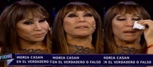 Moria Cas&aacute;n llora al recordar a Mario Castiglione