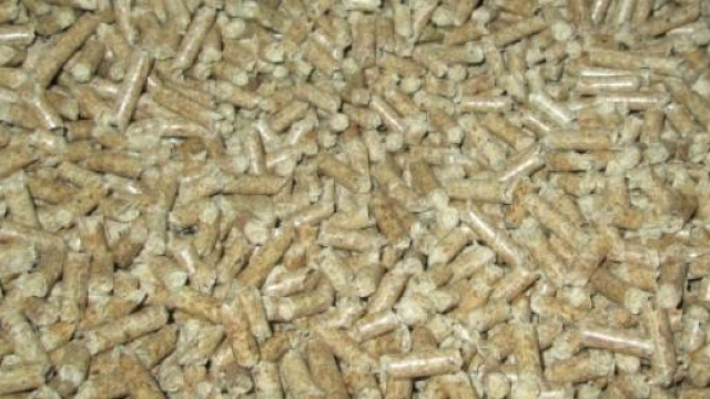 Il pellet,un derivato della lavorazione del legno.