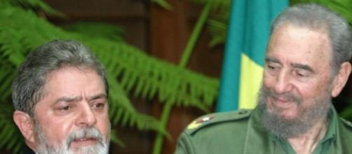 Castro Con Lula Da Silva en imagen de archivo