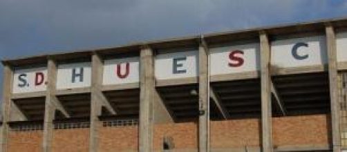 El Campo del Huesca donde se juega el partido.