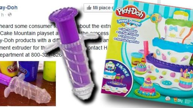 La siringa-estrusore della plastilina Play-Doh