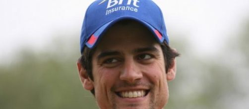 Alastair Cook, a relieved man  &copy; The Sport Review