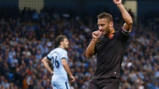 All'andata Totti regal&ograve; il pareggio alla Roma