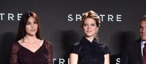 M&oacute;nica Bellucci junto a Daniel Craig y Lea Seydoux