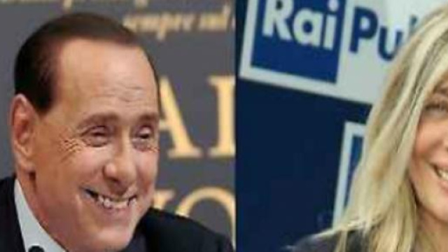Silvio Berlusconi e Mara Venier