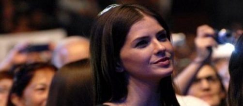 La "China" en el recital de David en el Luna Park.