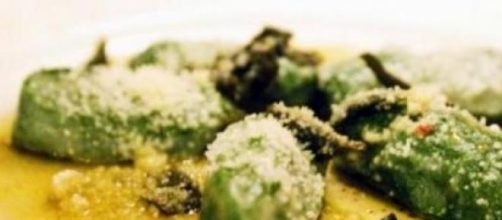 Malfatti, pasta italiana.