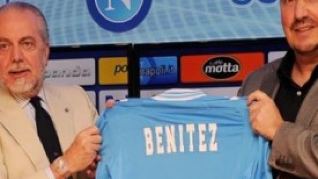 De Laurentiis con Benitez alla presentazione 