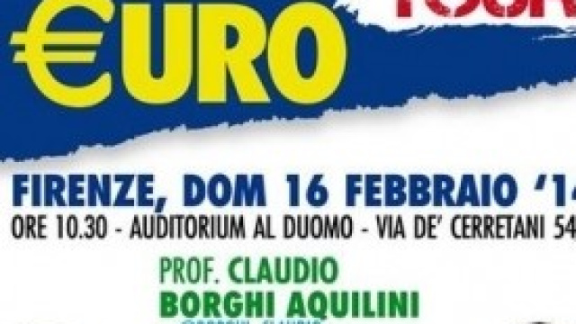 tour Lega Nord: Basta Euro