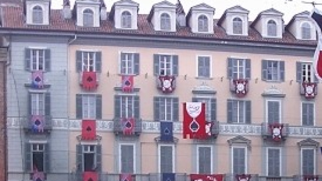 Uno scorcio del Carnevale di Ivrea