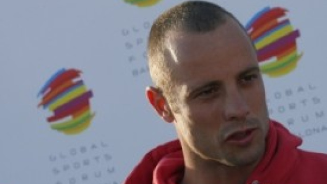 L'atleta paralimpico Oscar Pistorius