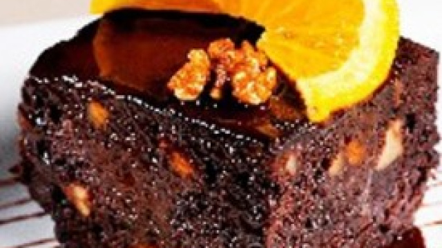 Mattonella di cioccolato e arance