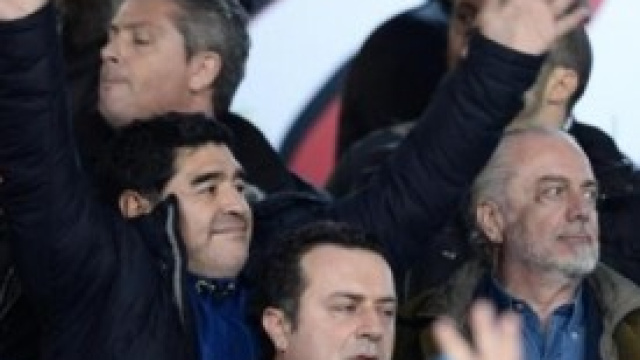 San Paolo, Maradona a Napoli Roma (Coppa Italia)