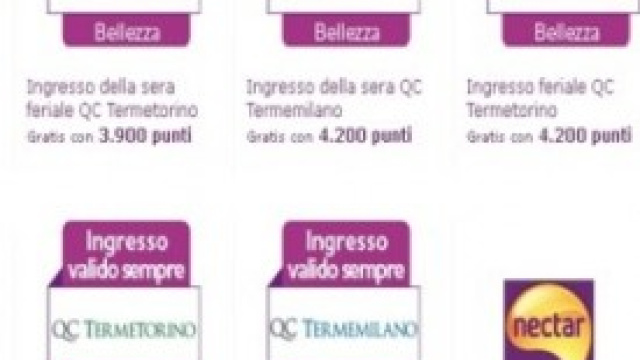 Una serie di buoni ingresso in SPA