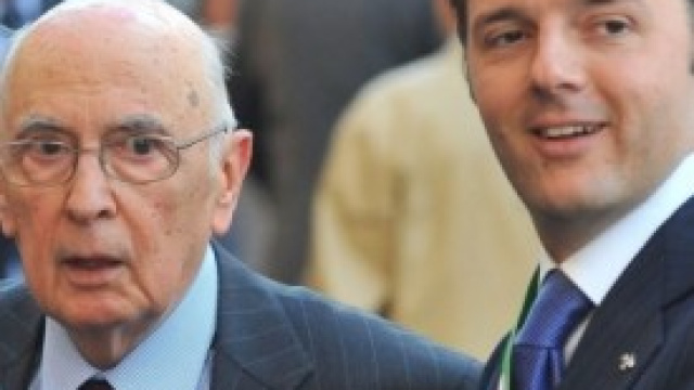 Nuovo Governo: Renza da Napolitano