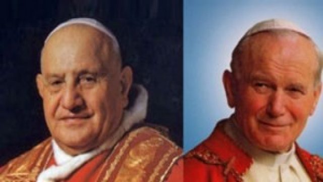 Giovanni XXIII e Giovanni Paolo II