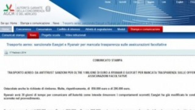 antitrust su polizze di assicurazione facoltative