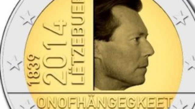 2 euro commemorativi 2014 Lussemburgo